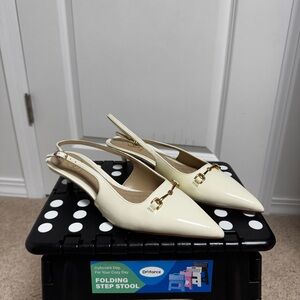 Sam Edelman Farrah Kitten Heel Pointed Toe Slingback Pump